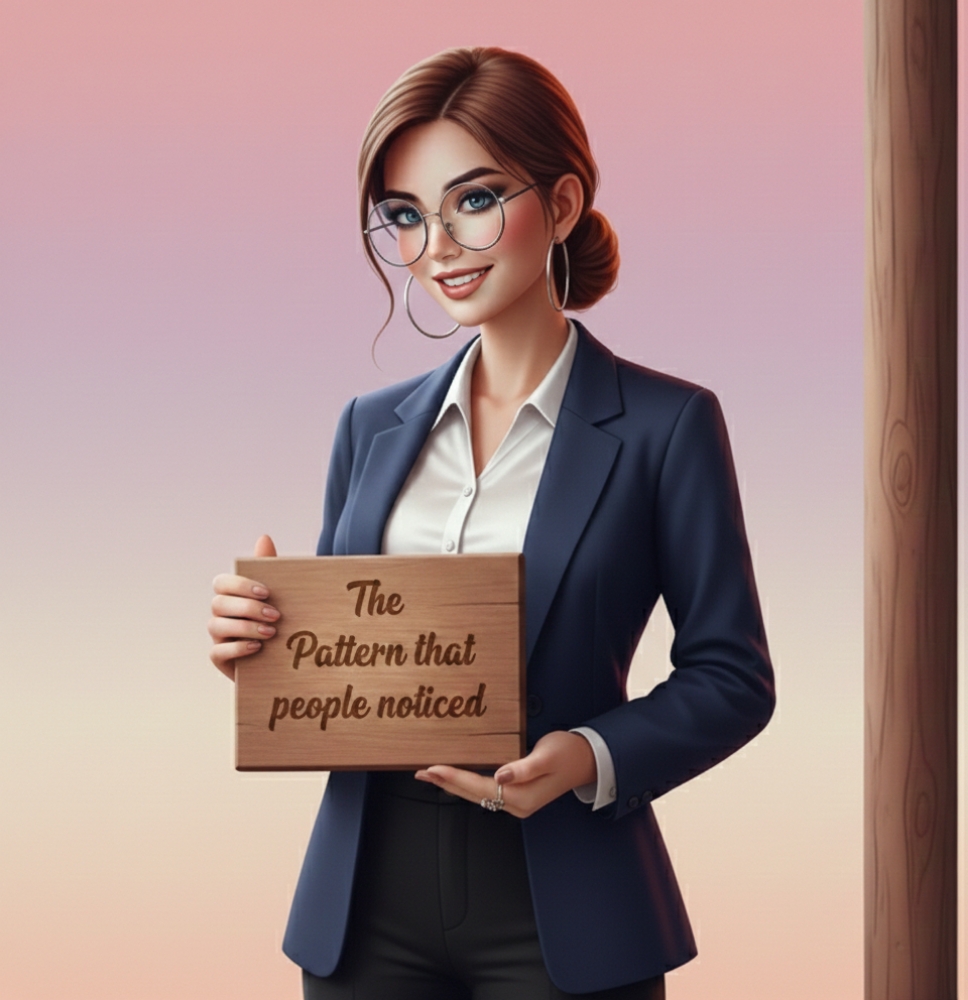 The pattern of my writing