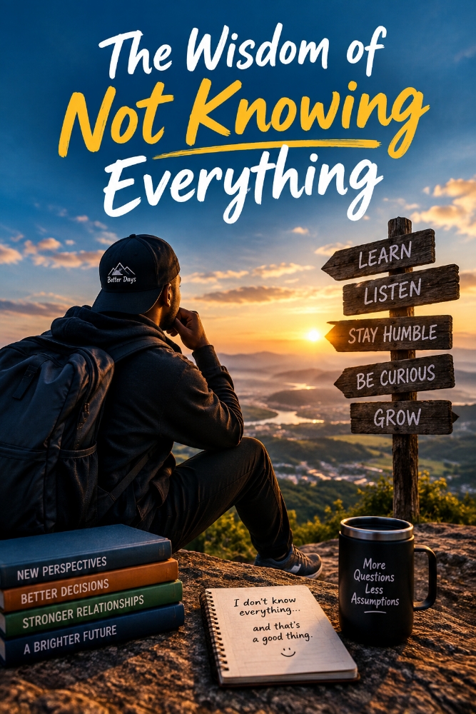 The Wisdom of Not Knowing Everything