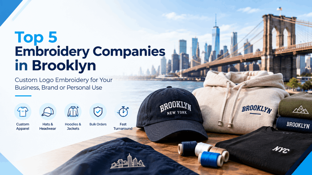 Top 5 Custom Logo Embroidery Companies in Brooklyn
