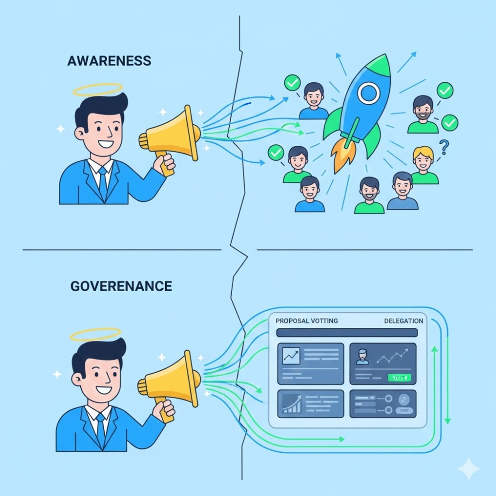 From Awareness to Governance: KOLs in DAO Participation