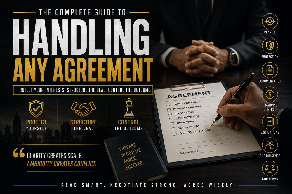 Handling agreements properly
