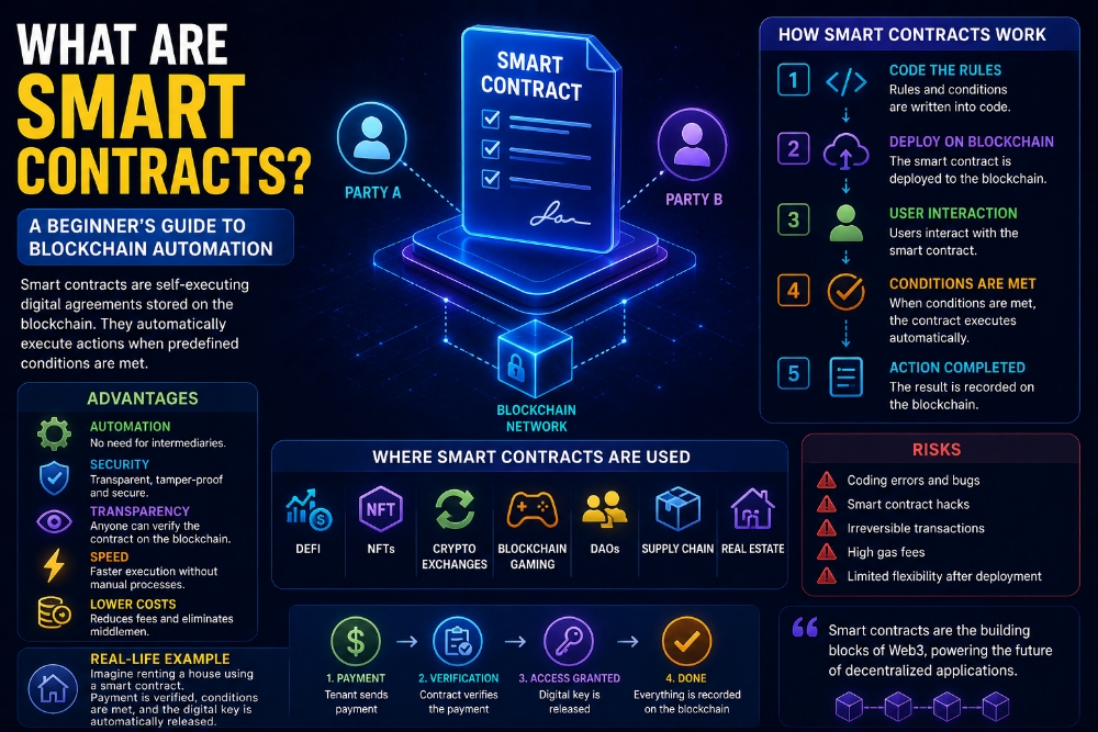 What Are Smart Contracts? A Beginner's Guide to Blockchain Automation