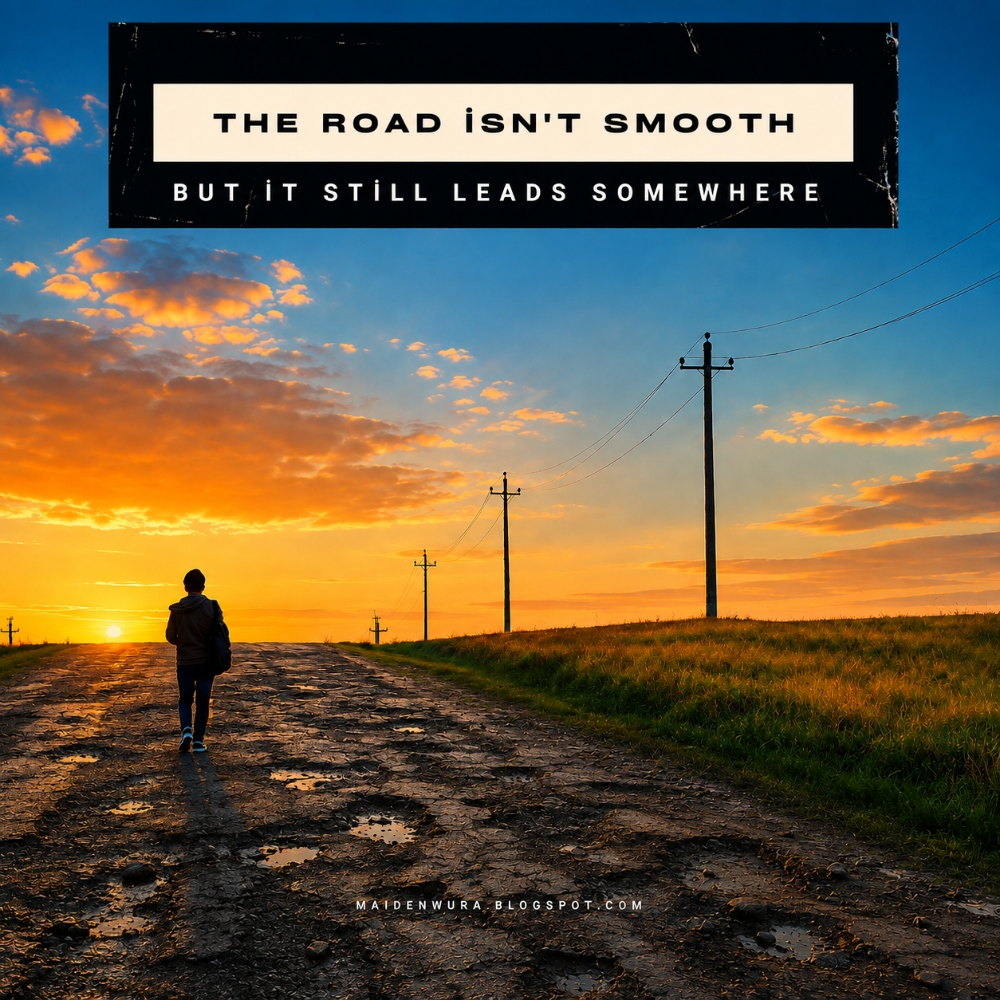 The Road is not smooth, But it leads somewhere