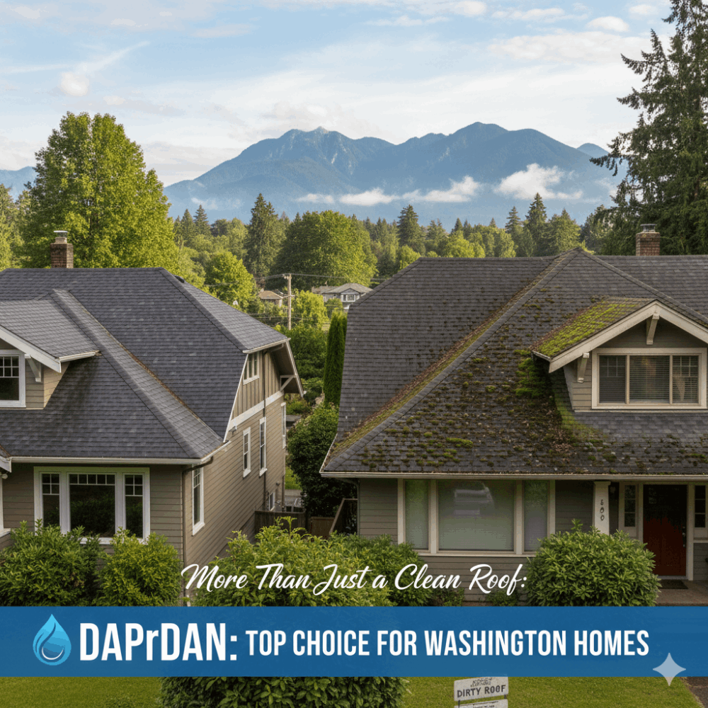 More Than Just a Clean Roof: Why DAPrDAN is the Top Choice for Washington Homes