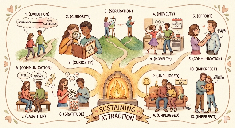 Beyond the Honeymoon: How to Sustain Attraction for the Long Haul