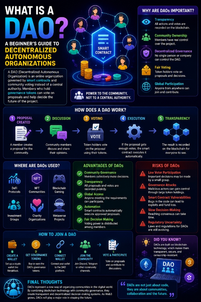 What Is a DAO? A Beginner's Guide to Decentralized Autonomous Organizations