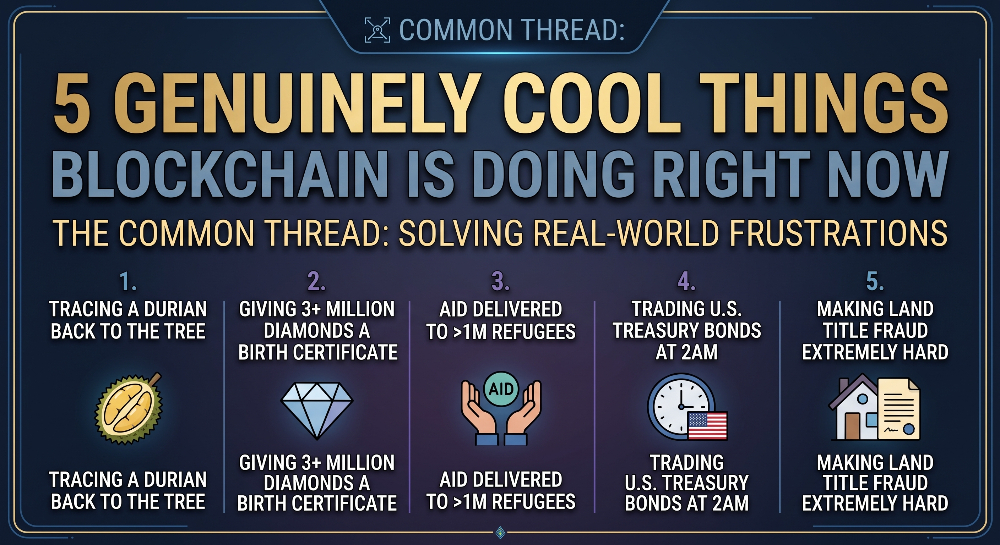 Genuinely Cool Things Blockchain Is Doing Right Now