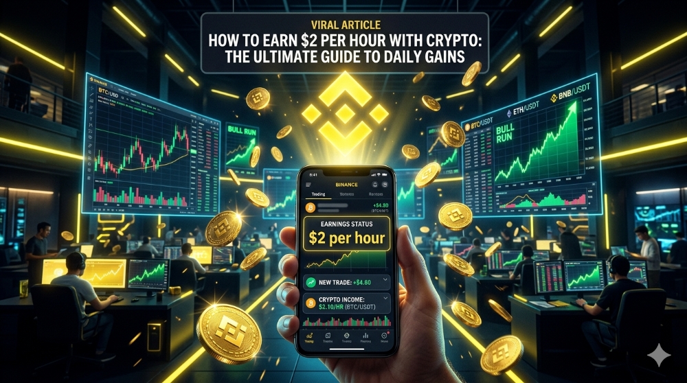 How to Earn $2 Every Hour on Binance Without Investment! 🔥💰