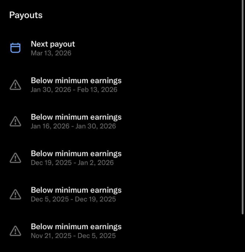 X pay out