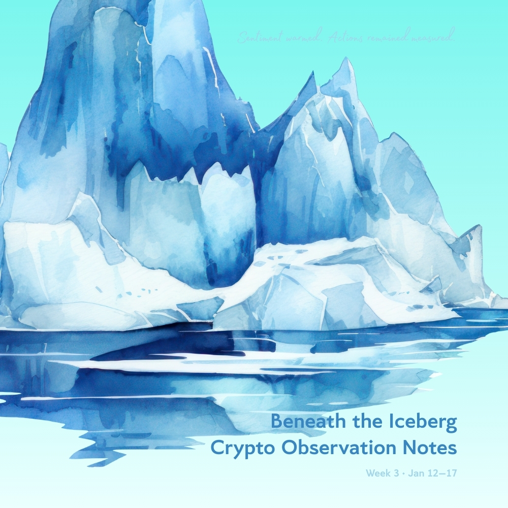 Beneath the Iceberg｜Crypto Observation Notes | Week 3