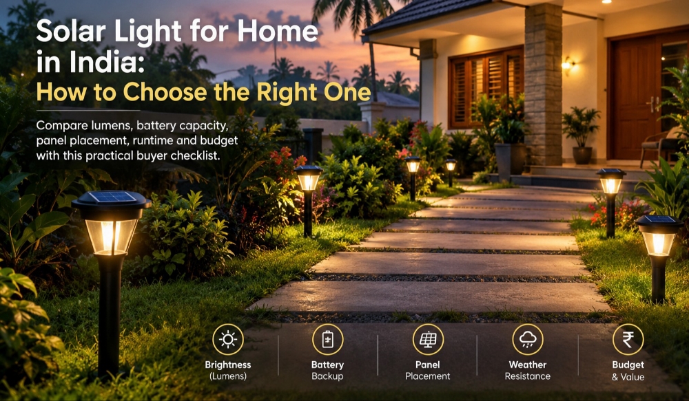 Solar Light for Home in India: How to Choose the Right One