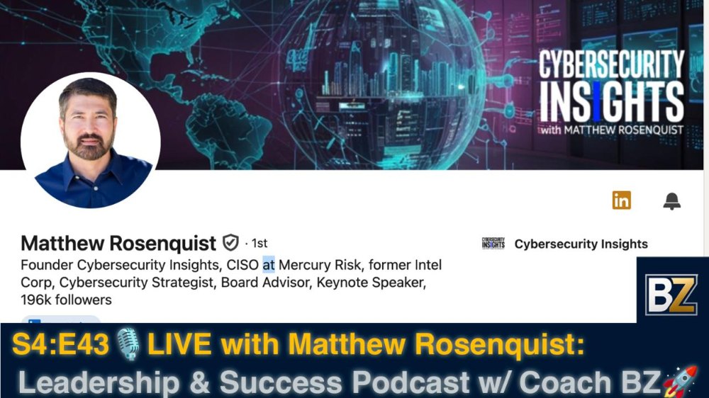 Leadership & Success Podcast Interviews Matthew Rosenquist