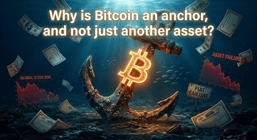 Why is Bitcoin an anchor, and not just another asset?