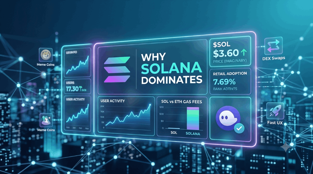 Why Solana ($SOL) Dominates the Web3 Retail Market