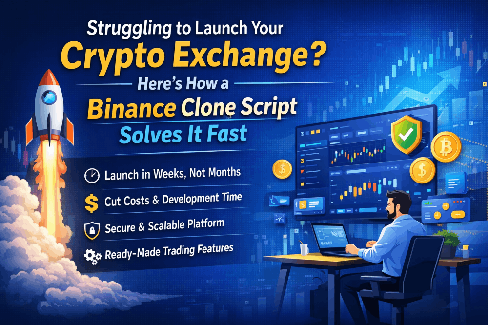 Struggling to Launch Your Crypto Exchange? Here’s How a Binance Clone Script Solves It Fast