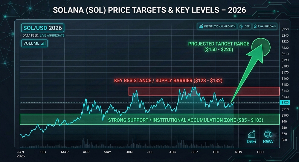 Solana (SOL) & 2026 Crypto Trends: Institutional Capital, RWA Expansion, and Market Outlook
