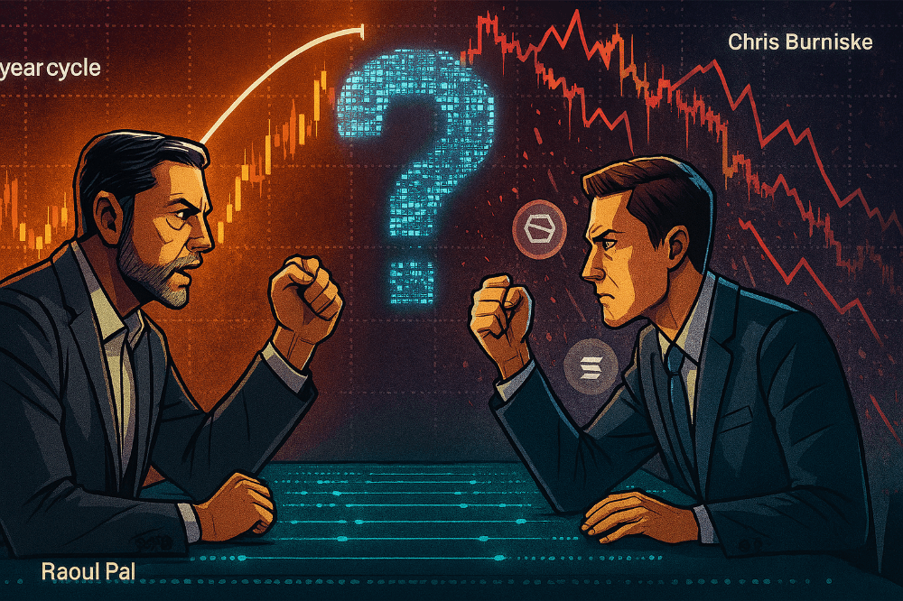 Explosive Debate! 🤯 Raoul Pal vs Chris Burniske Clash Over Crypto Cycles