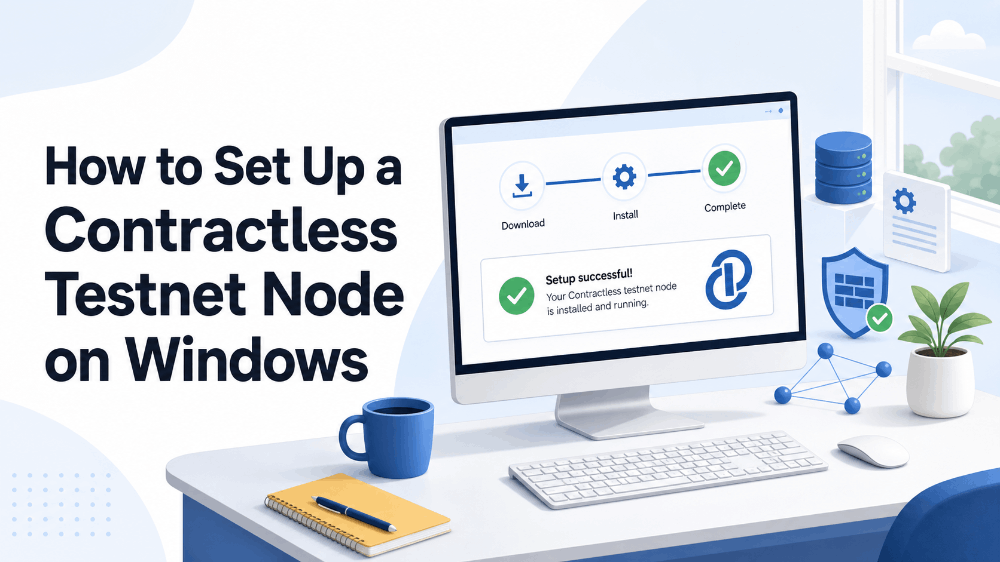 Setting Up a Contractless Testnet Node on Windows