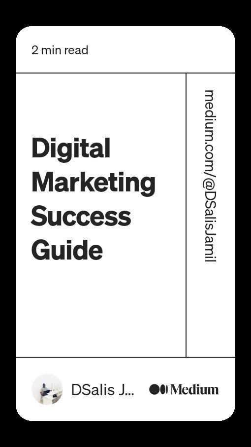 Digital Marketing Success Guide