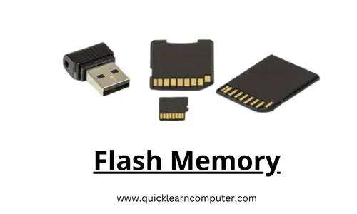 Flash memory hot sale in computer