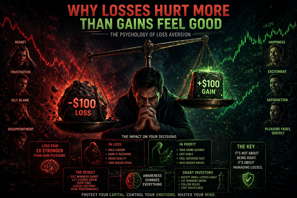 Why Losses Hurt More Than Gains Feel Good