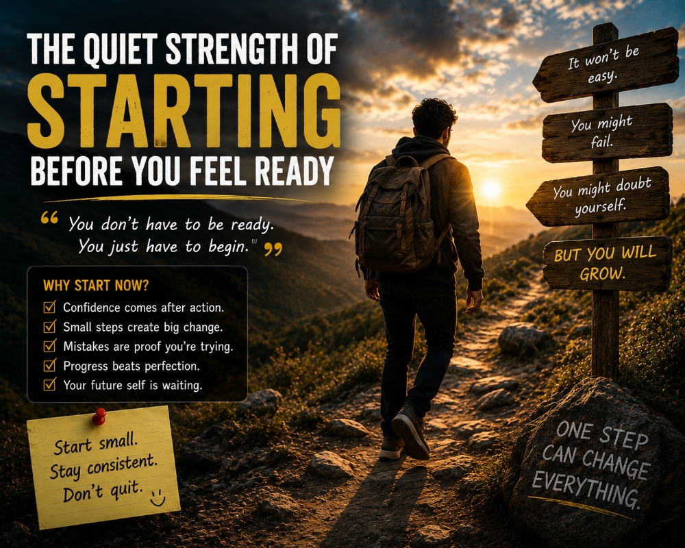 The Quiet Strength of Starting Before You Feel Ready