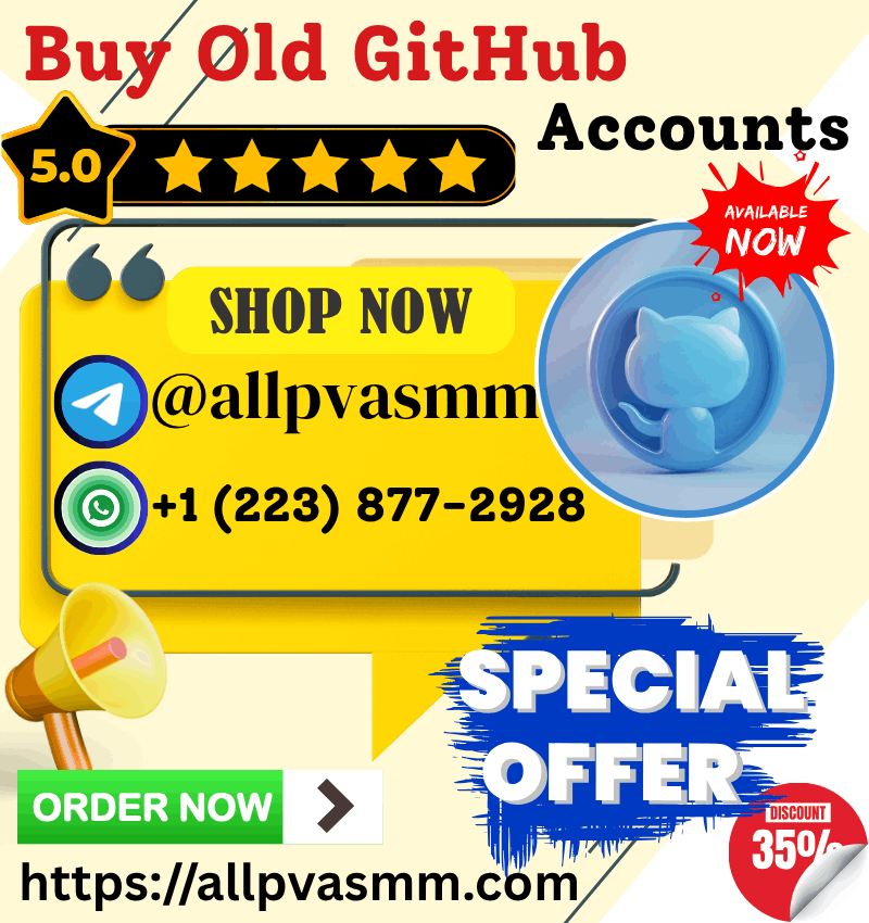 Buy Verified GitHub Accounts for Developers - U bulbapp