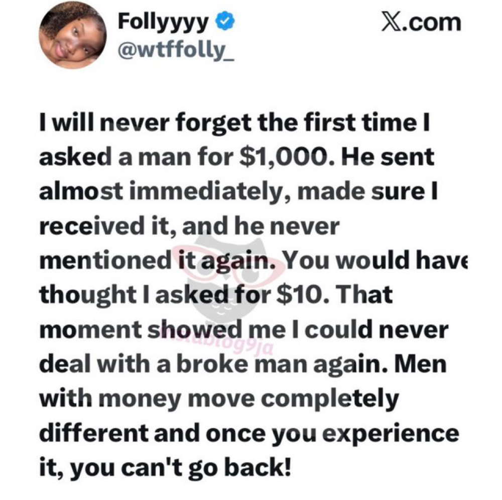 Men can't even feel special anymore when a girl says she likes him cause it's all about money