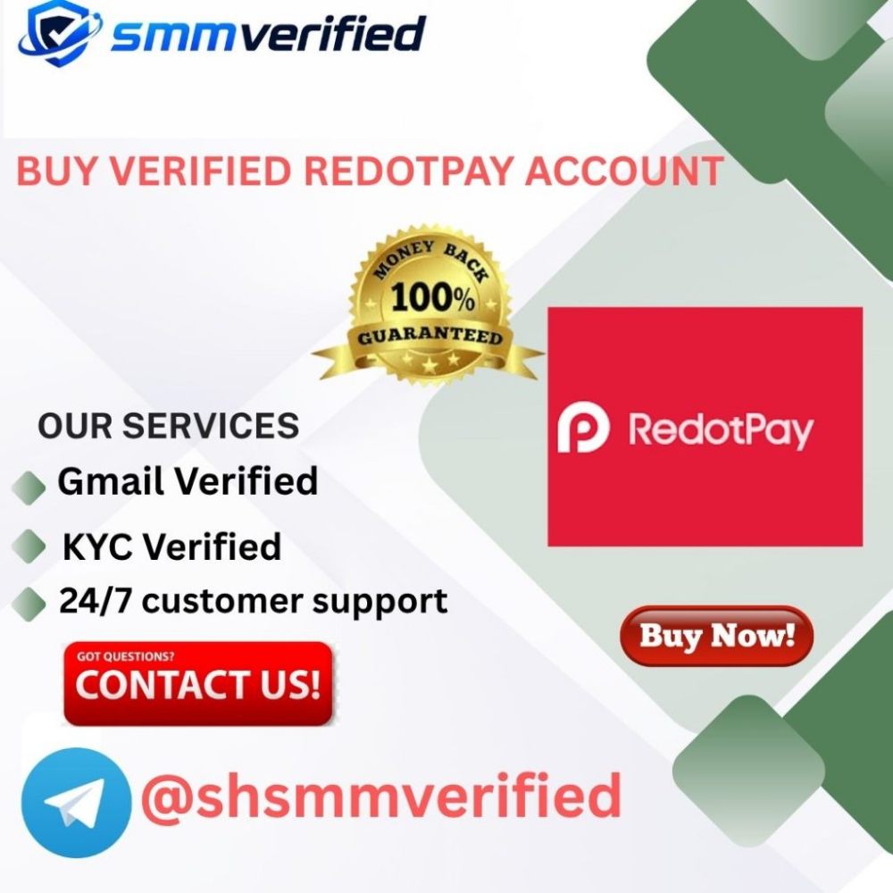 11 Top Site To Buy Verified Redotpay Accounts Online with Full Verification