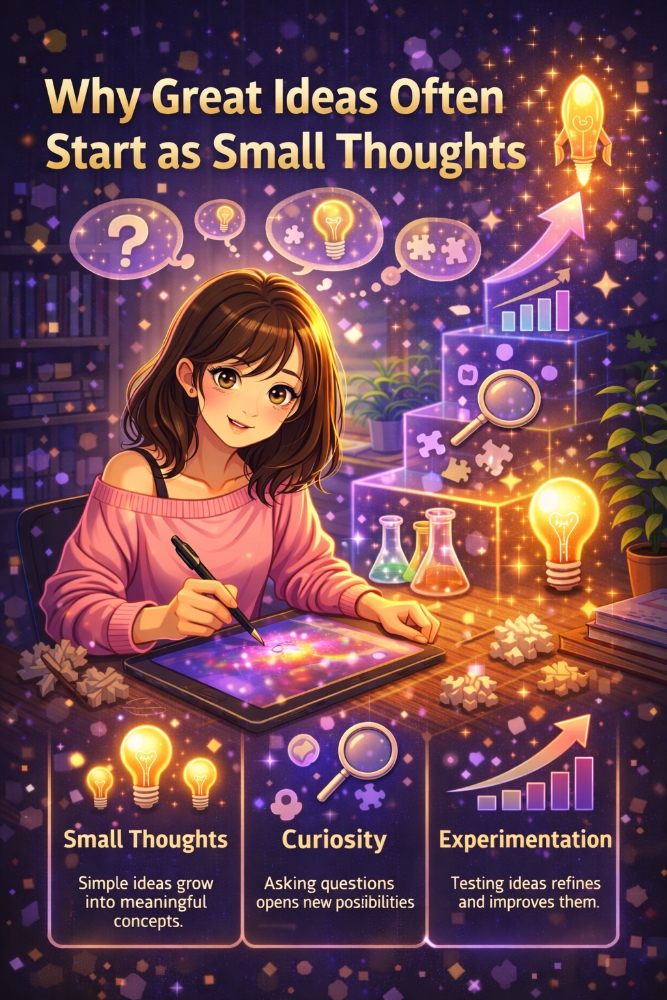 Why Great Ideas Often Start as Small Thoughts