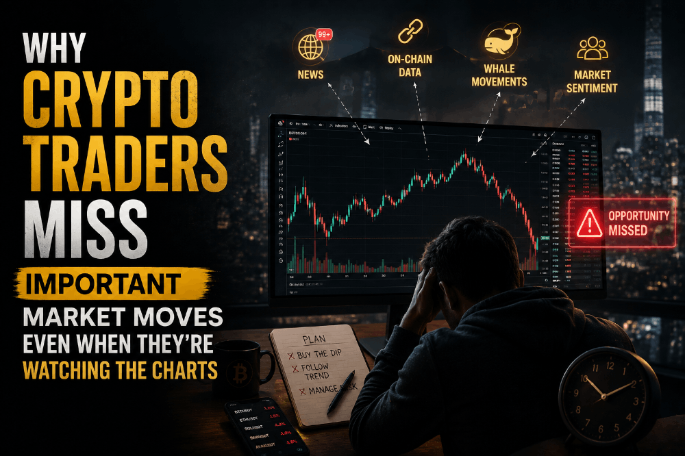 Why Crypto Traders Miss Important Market Moves Even When They're Watching the Charts