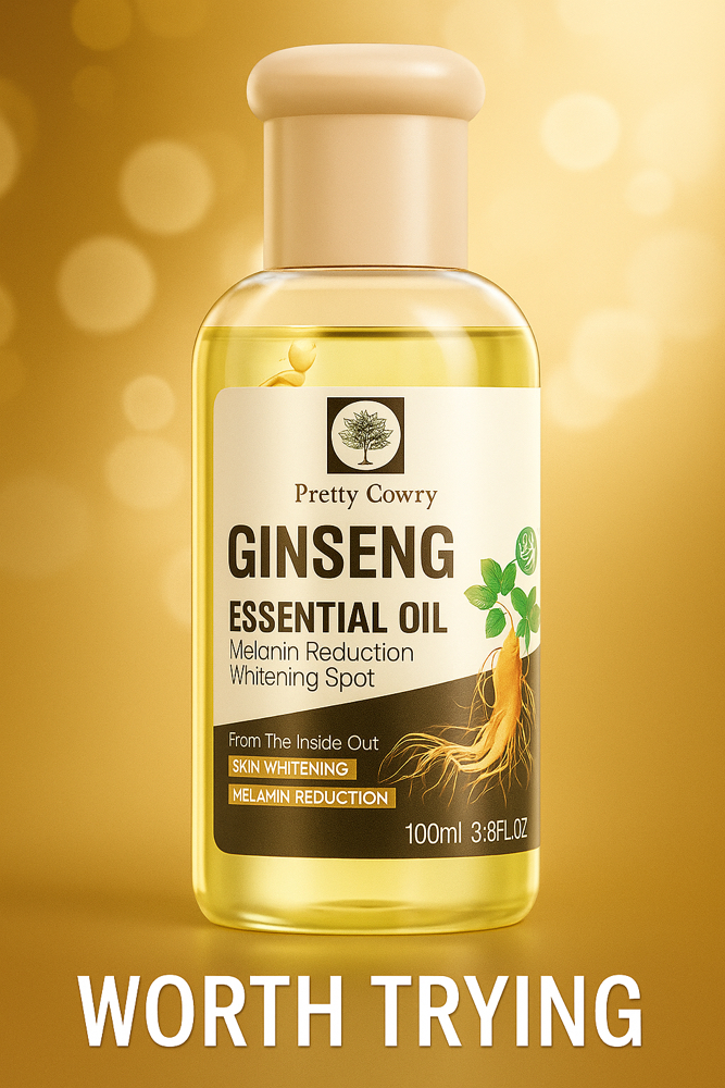Pretty Cowry Ginseng Essential Oil — Ocean Fresh Glow in Every Drop