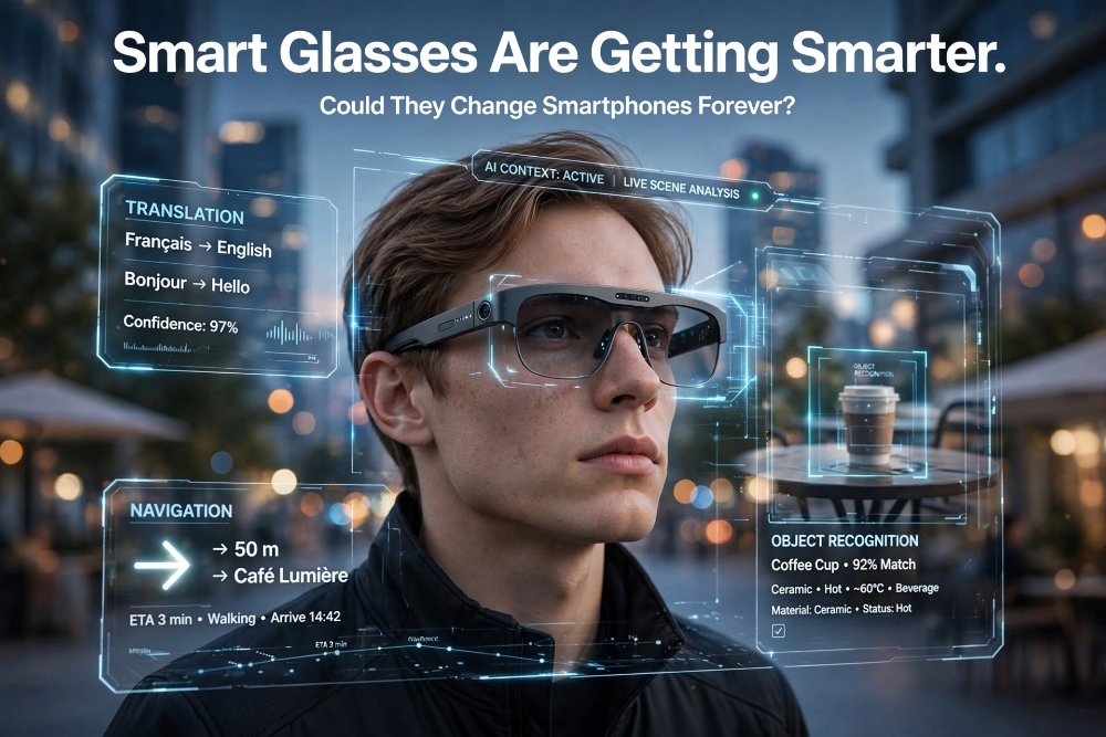 Smart Glasses Are Getting Smarter. Could They Change Smartphones Forever? 🕶️🤖