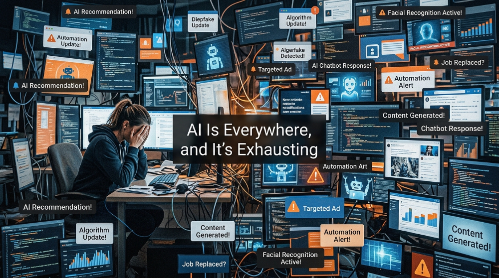 AI Is Everywhere, and It's Exhausting