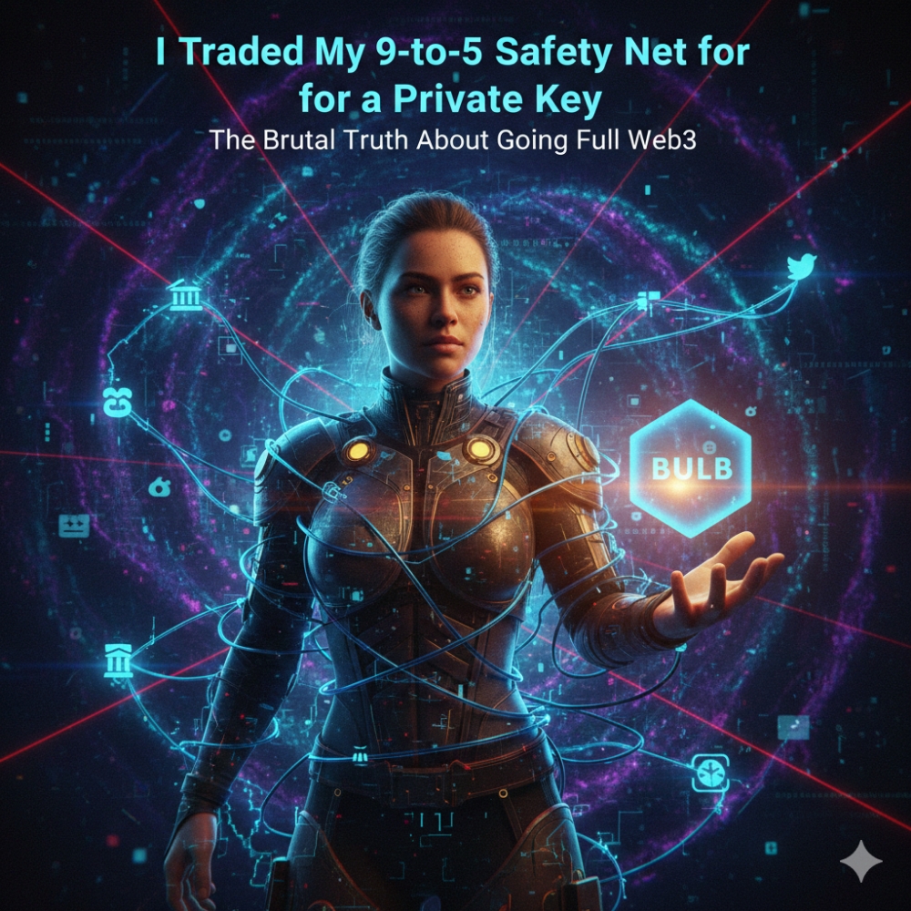 I Traded My 9-to-5 Safety Net for a Private Key: The Brutal Truth About Going Full Web3