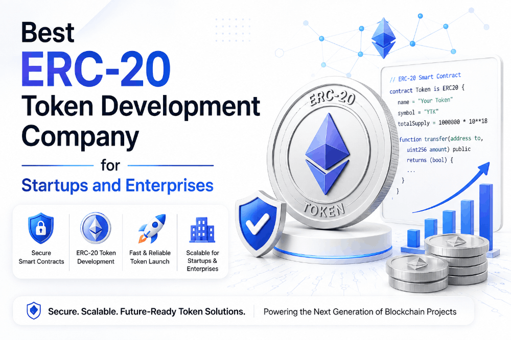 Best ERC-20 Token Development Company for Startups and Enterprises