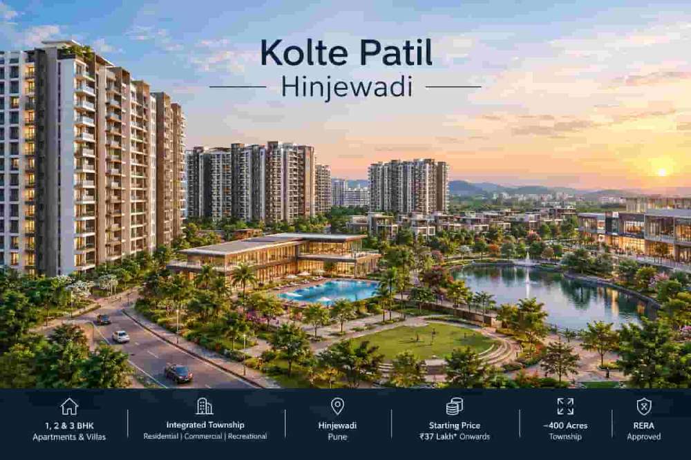 Kolte Patil Hinjewadi 400 Acre Township in Pune with New Launches