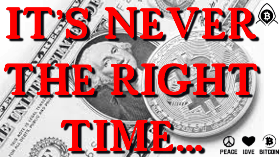 ⏰ It's Never The Right Time... 📈