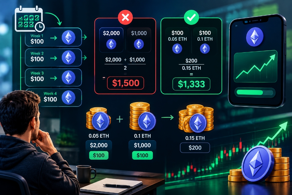 DCA in Crypto — How to Actually Calculate Your Average Buy Price