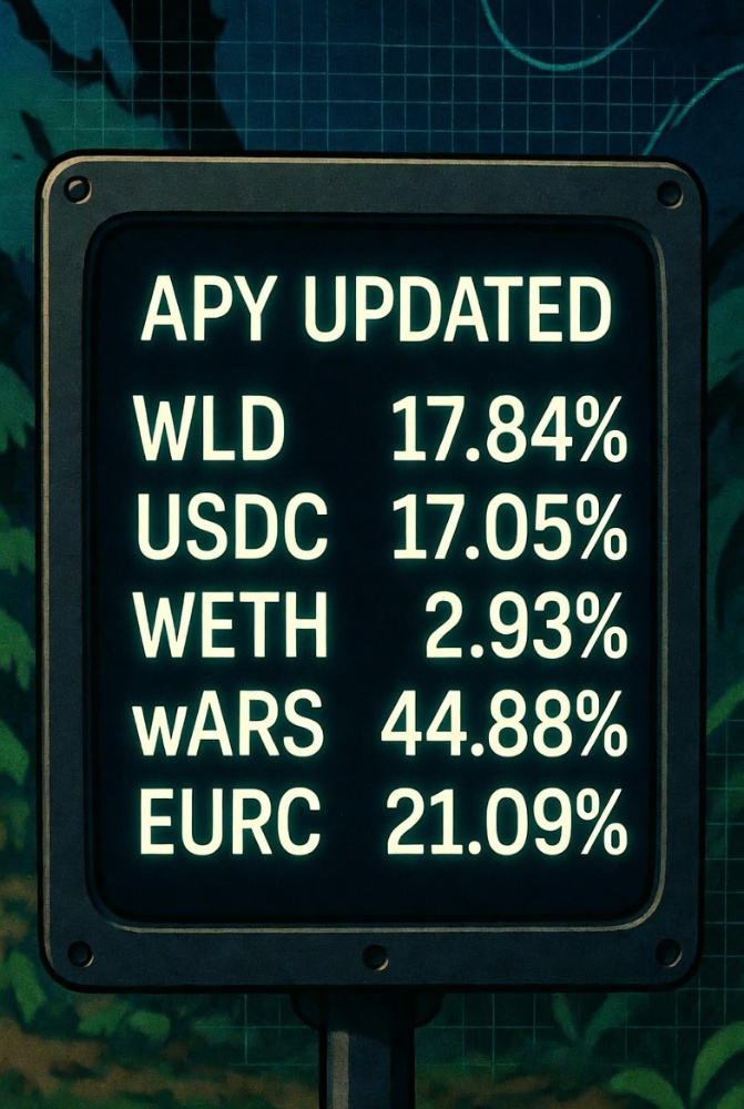 Earn interest on stablecoins and cryptocurrencies with World Chain