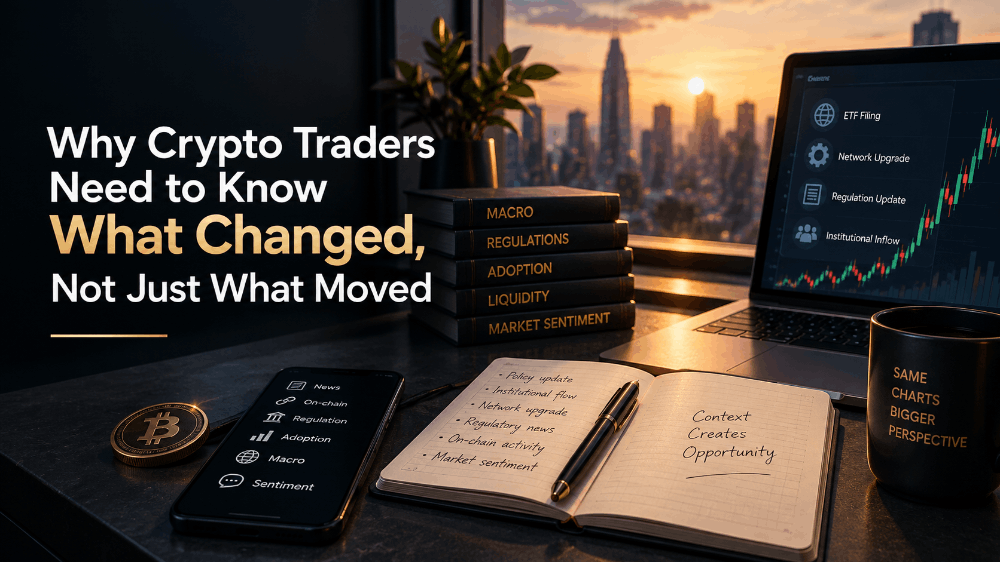 Why Crypto Traders Need to Know What Changed, Not Just What Moved