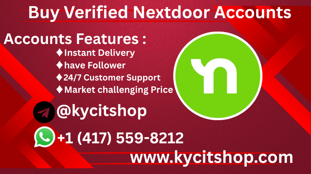 Top 333 best site to Buy Nextdoor Accounts in this time
