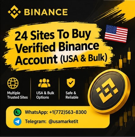 24 Sites To Buy Verified Binance Account (USA & Bulk)
