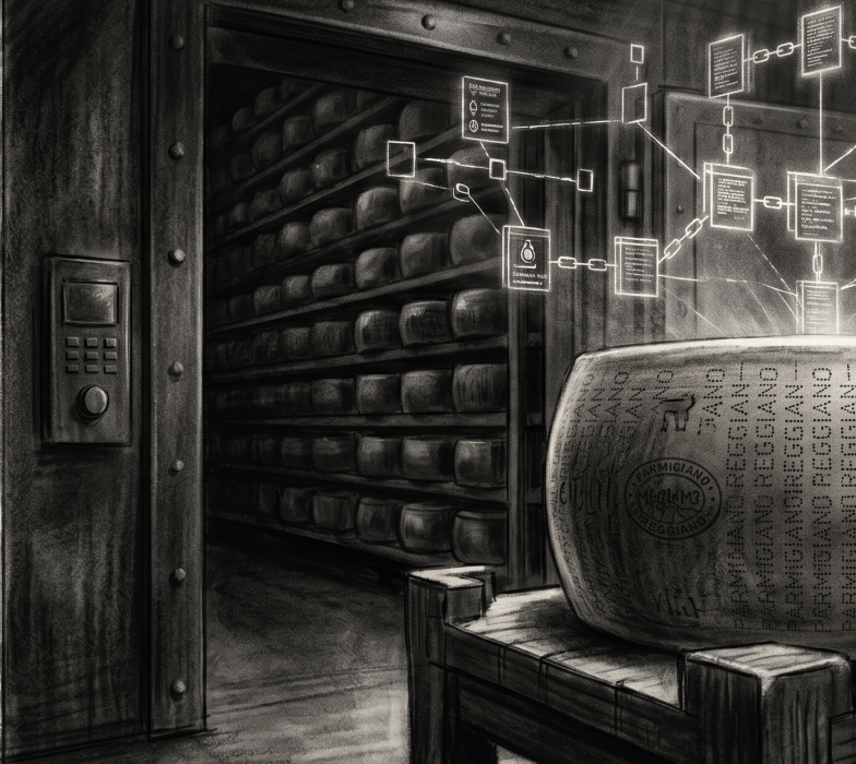 Italy’s Liquid Gold: the blockchain cheese bank
