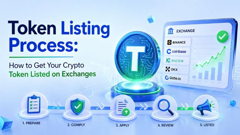 Token Listing Process: How to Get Your Crypto Token Listed on Exchanges
