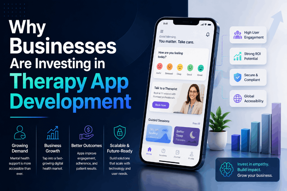 Why Businesses Are Investing in Therapy App Development