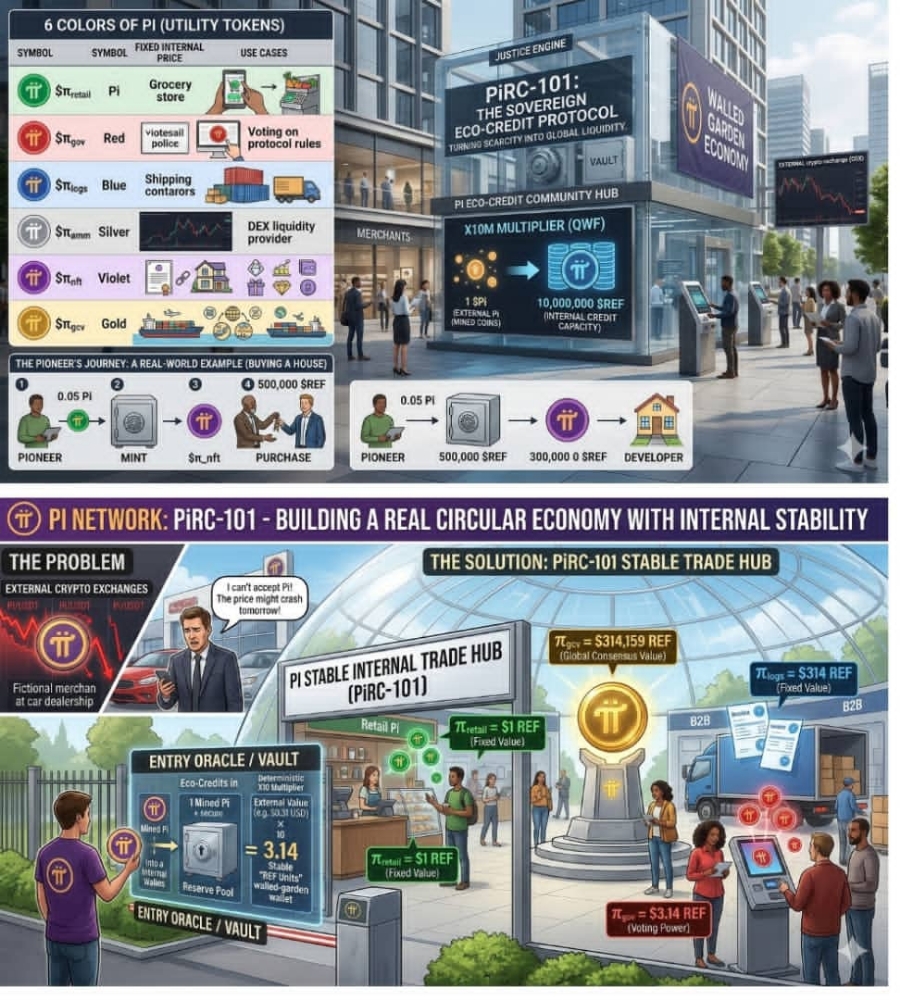The 6 Colors of Pi (Utility Tokens)