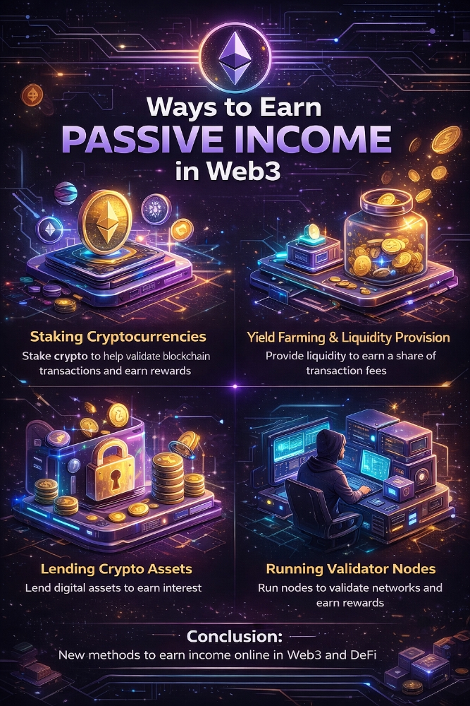 WAYS TO EARN PASSIVE INCOME IN WEB3