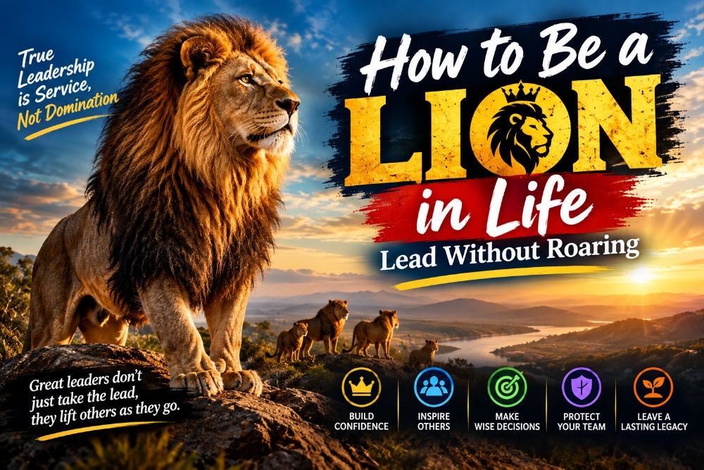 How to become a lion in life, lead without roaring
