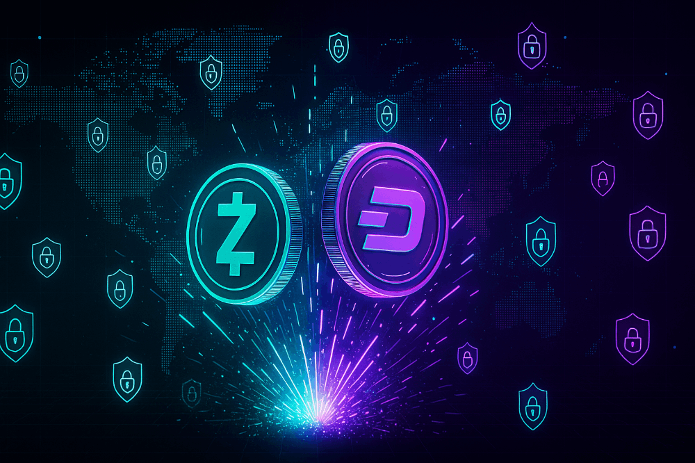 Privacy Coins Break Out: DASH Up ~68%, ZEC Surges 21% — Sector Smashes $25B Mark